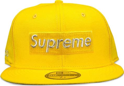 18ss metallic box logo|Supreme $1M Metallic Box Logo New Era 'Yellow' .